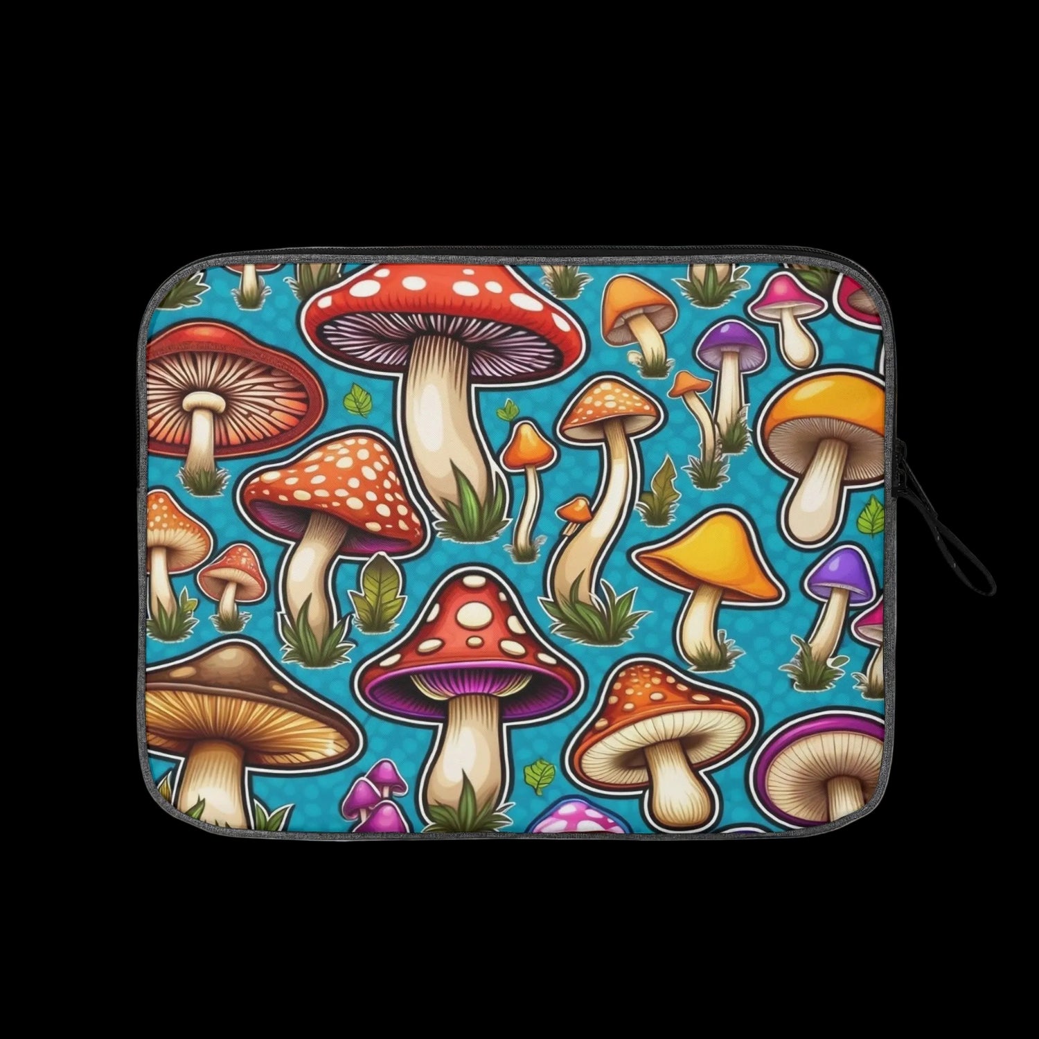 The Spore-Shell Padded Laptop Sleeve in Spore-Seeker gray - minimalist tech protection.