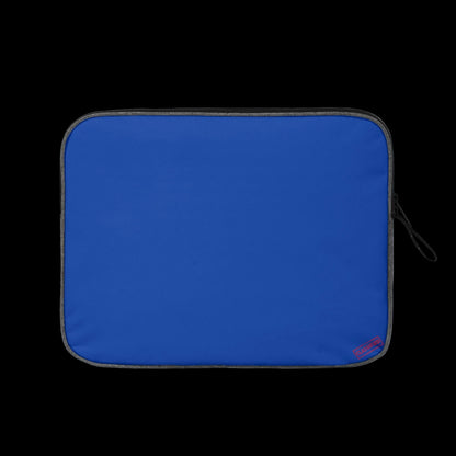 The Blank Slate Blue Padded Laptop Sleeve (13" and 14" sizes) - minimalist tech protection for students and professionals.