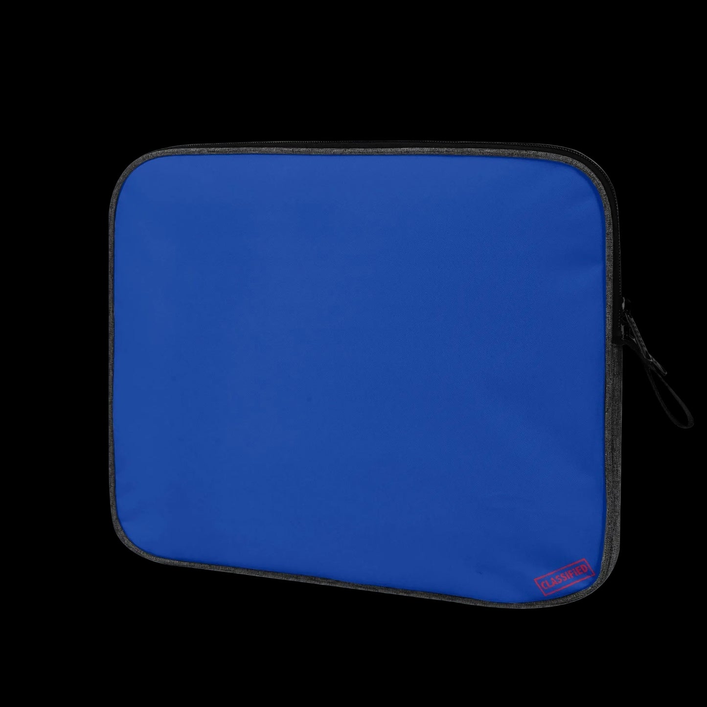 Soft-touch scratch-proof interior lining of the Blank Slate Blue tech sleeve for premium screen protection.