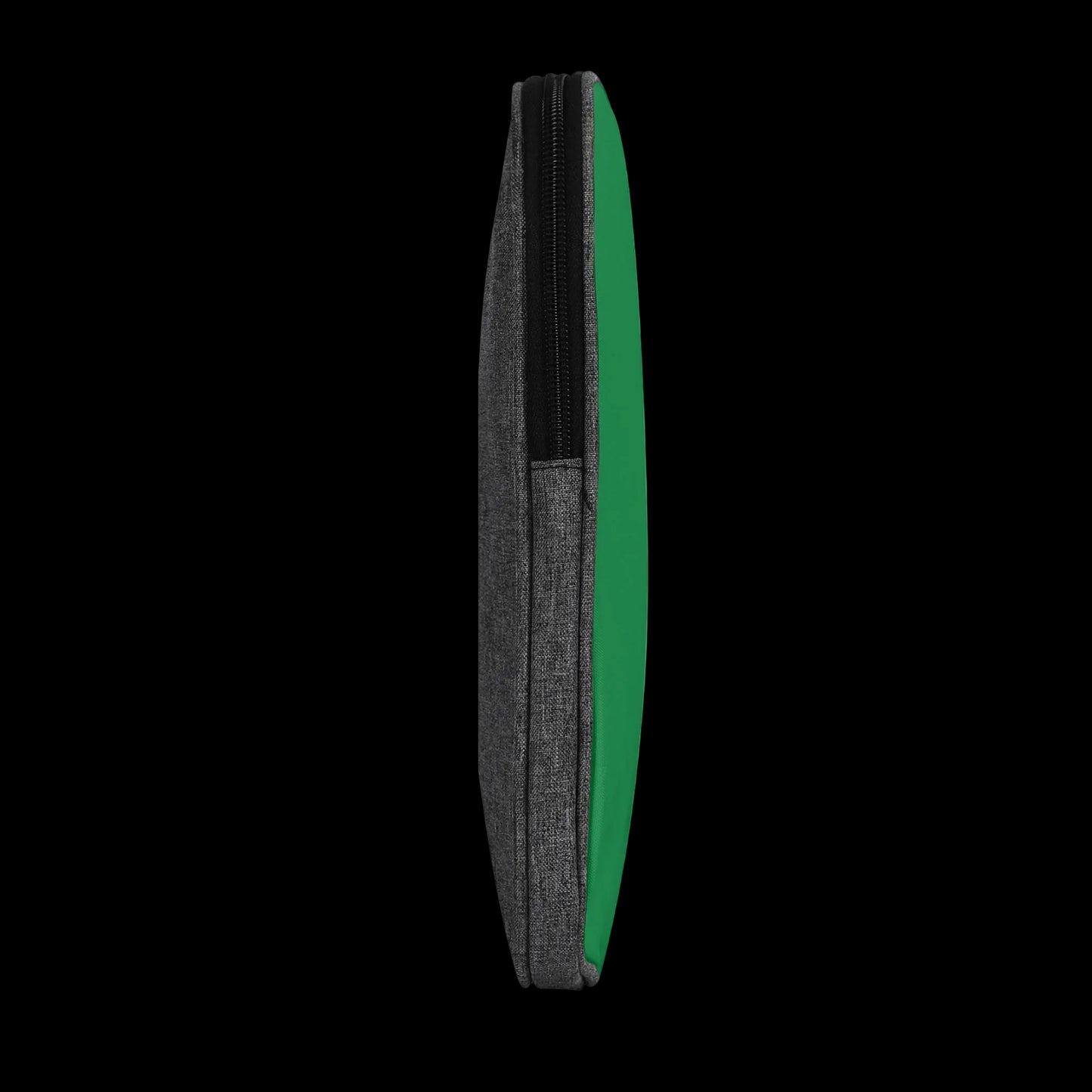 Minimalist back view of the water-resistant Green Blank Slate sleeve from the Classified Bag collection.