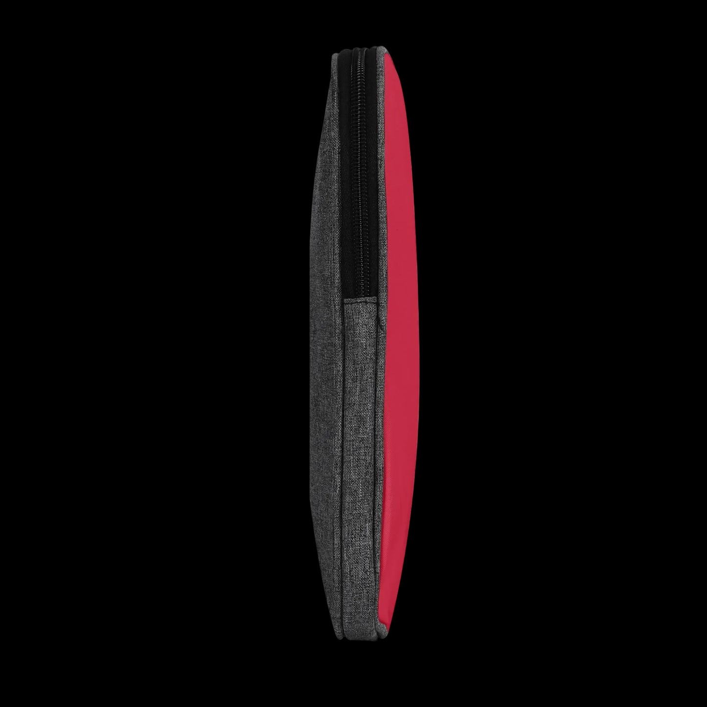 Minimalist back view of the water-resistant Red Blank Slate sleeve from the Classified Bag collection.