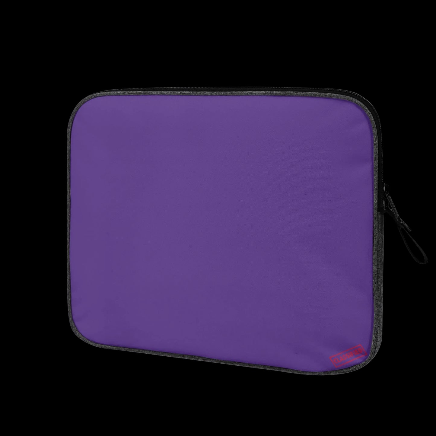 Soft-touch scratch-proof interior lining of the Blank Slate Purple tech sleeve for premium screen protection.
