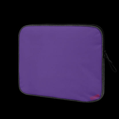 Soft-touch scratch-proof interior lining of the Blank Slate Purple tech sleeve for premium screen protection.