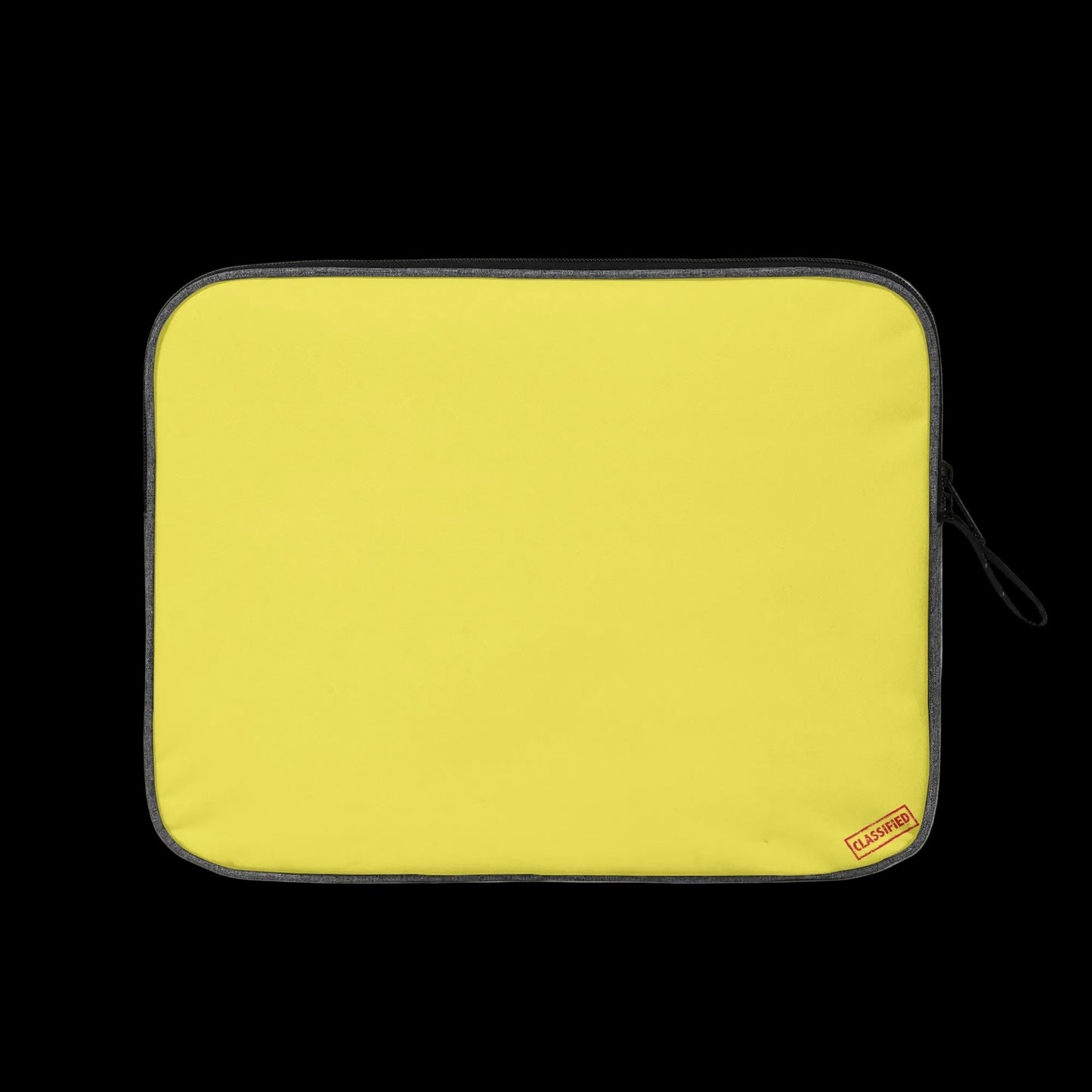 The Blank Slate Yellow Padded Laptop Sleeve (13" and 14" sizes) - minimalist tech protection for students and professionals.
