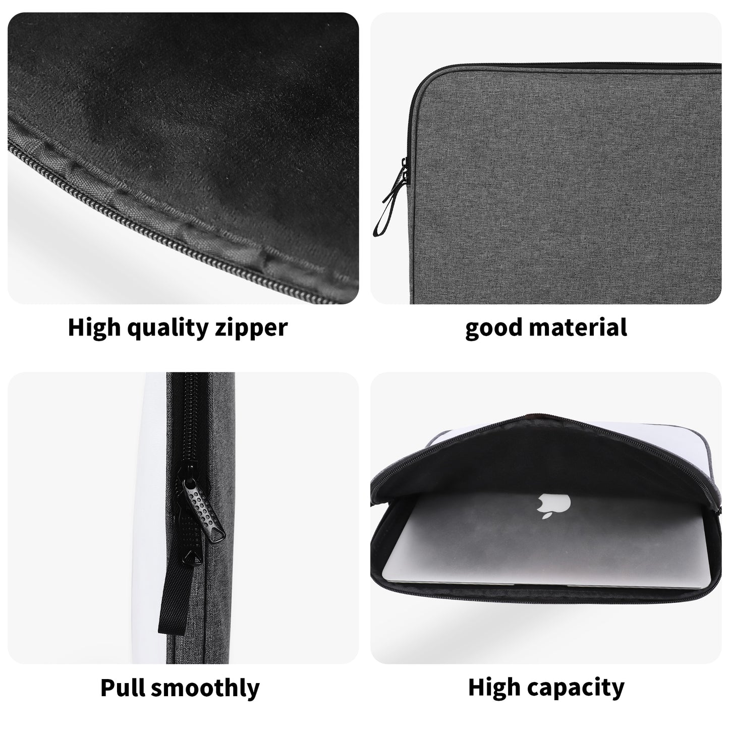 Classified Bag branding on the Blank Slate Blue Laptop Sleeve, featuring a customizable design for school licensing.